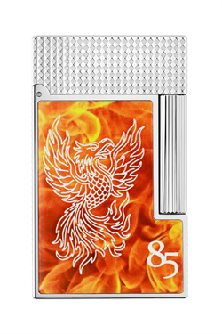 S.T. Dupont Ligne 2 85th Anniversary Gümüş Turuncu Puro Çakmağı 16085PCL