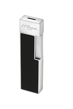 S.T. Dupont Twiggy Siyah-Krom Puro Çakmağı 30001 - TR7393
