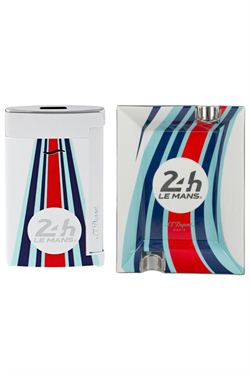 S.T. Dupont 24h Le Mans Beyaz-Krom Slim 7 Çakmak Küllük Premium Puro Seti - STDUP-7