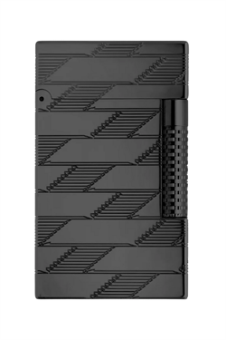 S.T. Dupont Le Grand Guilloche Monogram 1872 Siyah Puro Çakmağı C23179