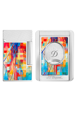 S.T. Dupont Graffty Çakmak Kesici İkili Puro Seti - ST-GRF-005