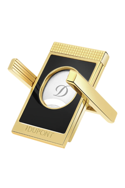 S.T. Dupont Gold Puro Makası Kesici & Puro Standı 3553