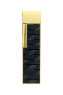 S.T. Dupont Twiggy Monogram Siyah-Gold Puro Çakmağı 30079