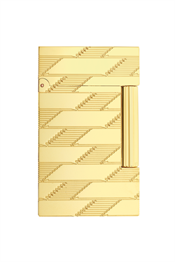S.T. Dupont Line 2 Cling 1872 Monogram Gold Puro Çakmağı 16178