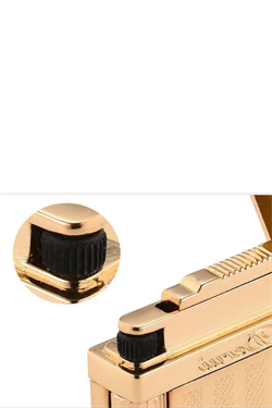 Vindiesel Soft Flame Gold Çizgili Çakmak