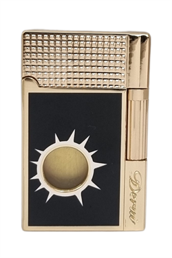 Vindiesel Soft Flame Siyah-Gold Desenli Çakmak