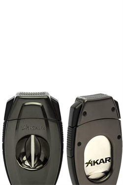 Xikar Flip Dual Gunmetal V & Düz Puro Makası Kesici