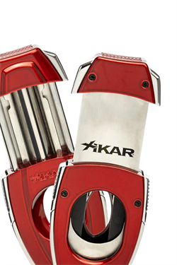 Xikar Flip Dual Kırmızı S-V Puro Makası Kesici
