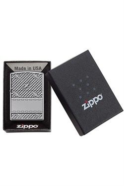Zippo Çakmak 167-072998 Diamond Plate Chain Design TR4432
