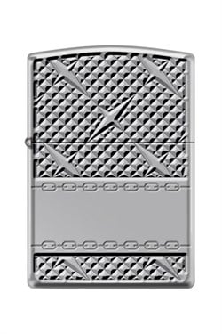 Zippo Çakmak 167-072998 Diamond Plate Chain Design TR4432