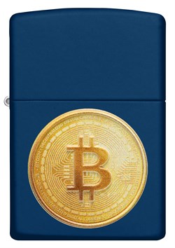 Zippo Çakmak 239 Bitcoin Texture Design 48068-127438 TR9371