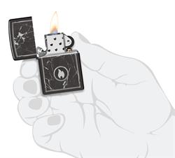 Zippo Çakmak 24756 Marble Flame Design 46571-120472