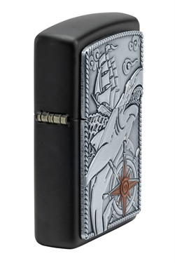 Zippo Çakmak 48120 Shark Ship Emblem