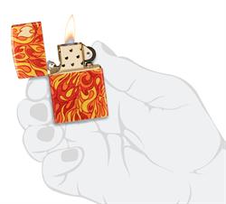 Zippo Çakmak 48458 Fire Zippo Design 48981-111797