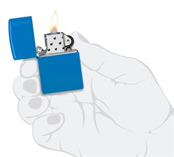 Zippo Çakmak 48628 Sky Blue Zippo Logo 48628ZL-103374 ZP1013