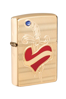 Zippo Çakmak 49303-083344 Heart and Sword Design