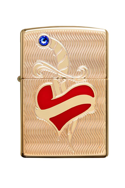 Zippo Çakmak 49303-083344 Heart and Sword Design