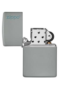 Zippo Çakmak 49452ZL-087045 Flat Grey Zippo Logo