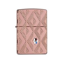 Zippo Çakmak 49702 Geometric Diamond Pattern Design 49702-090567