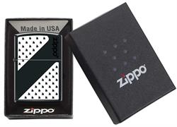 Zippo Çakmak Black And White Design 218 218-069482