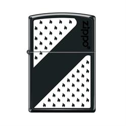Zippo Çakmak Black And White Design 218 218-069482