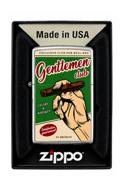 Zippo Çakmak Gentlemens Club Design 207-125863 - TR9421