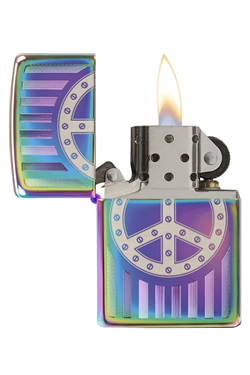 Zippo Çakmak Rivet Peace Sign 29435-000004
