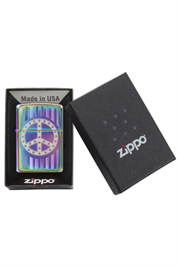 Zippo Çakmak Rivet Peace Sign 29435-000004