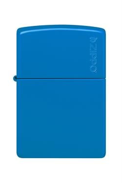 Zippo Çakmak Sky Blue Zippo Logo 48628ZL-103374
