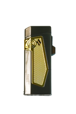 Zorro 4 Torch Pürmüz Gunmetal-Sarı Metal Puro Çakmağı