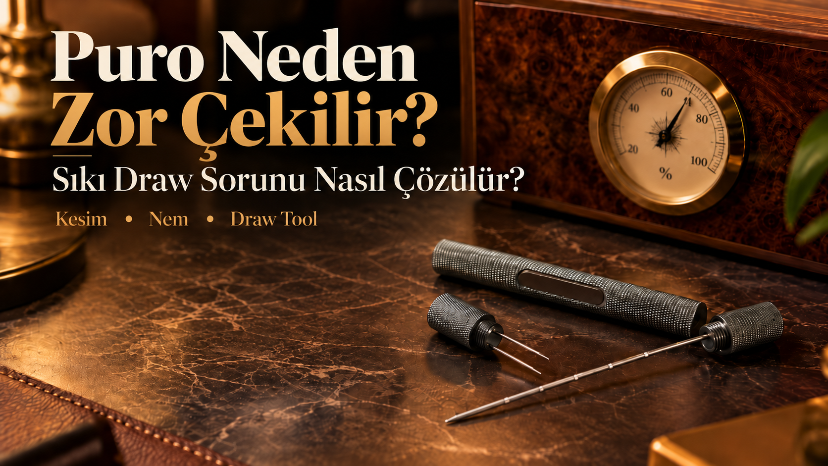 puro neden zor çekilir,sıkı draw,puro draw sorunu,puro çekişi,puro çekişi nasıl açılır,draw tool,puro draw açıcı,puro tıkanması,puro kesimi,puro kesici,punch kesim,V-cut kesim,humidor nemi,fazla nemli puro,puro saklama,puro aksesuarları