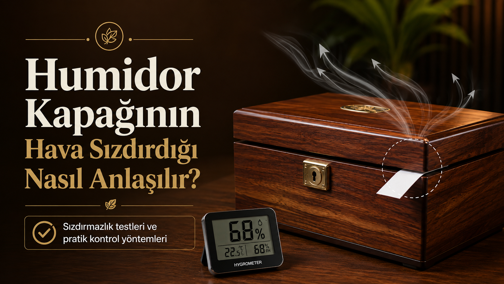 humidor kapağı hava sızdırıyor,humidor hava kaçağı,humidor sızdırmazlık testi,humidor kapak testi,humidor nem tutmuyor,humidor nemi neden düşer,humidor nem kaybı,humidor kapağı nasıl kontrol edilir,humidor kapağı kapanmıyor,ahşap humidor,humidor bakımı,humidor nem ayarı,higrometre,humidor nemlendirici,humidor nasıl kullanılır,humidor sorunları,humidor kapağı,humidor modelleri