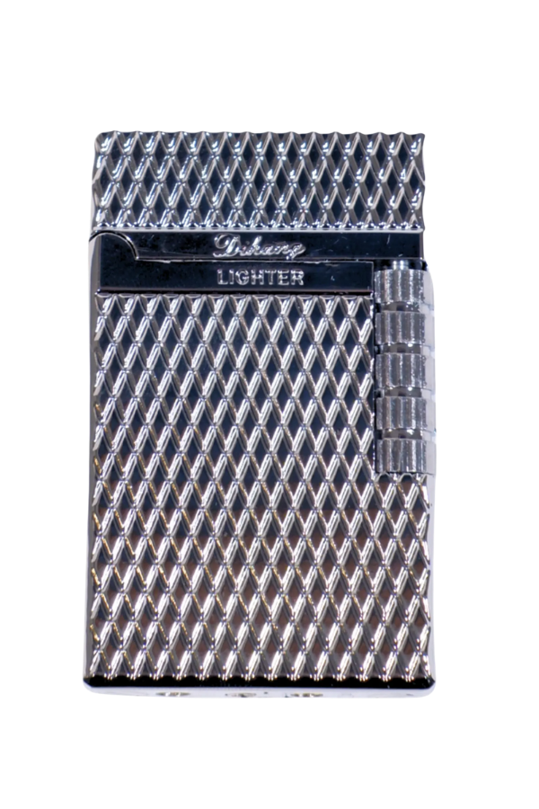 Black Martin Soft Flame Desenli Gümüş Metal Çakmak
