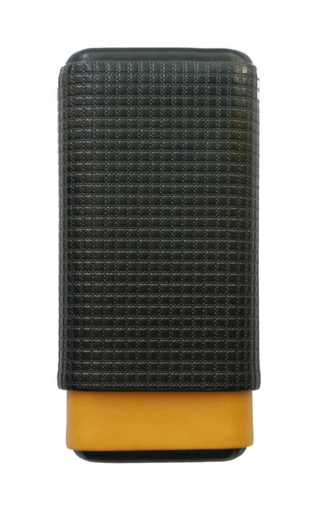 Cohiba 3'lü Sarı-Siyah Puro Kılıfı - TR739
