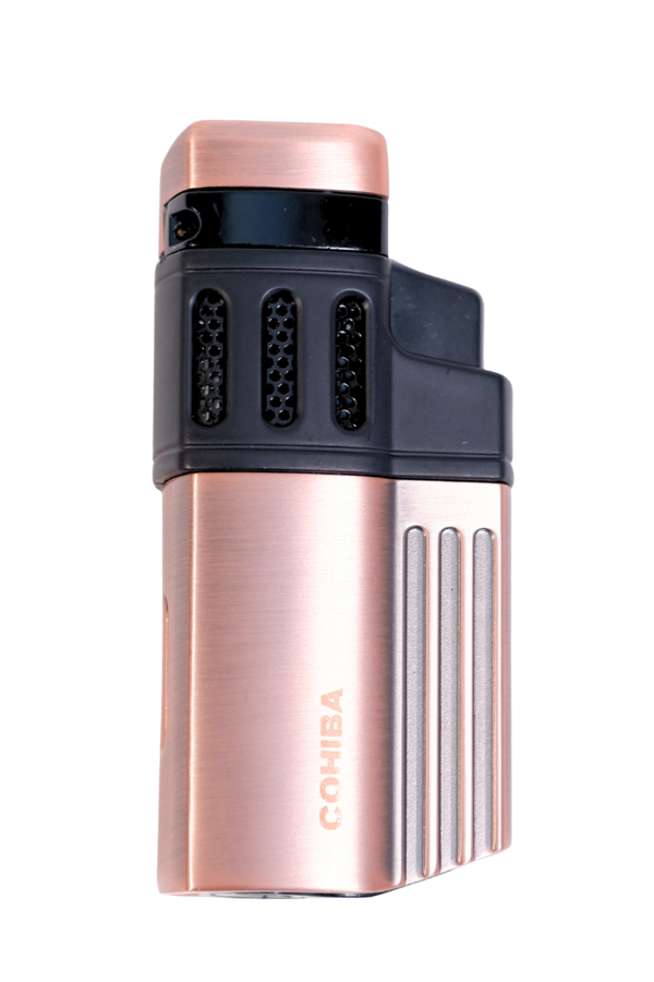 Cohiba 4 Torch Pürmüz Delici Bronz Siyah Metal Puro Çakmağı