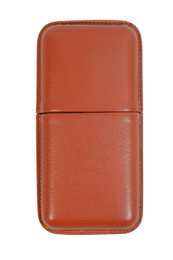 Cohiba Kahverengi Üçlü Deri Puro Kılıfı TR9795