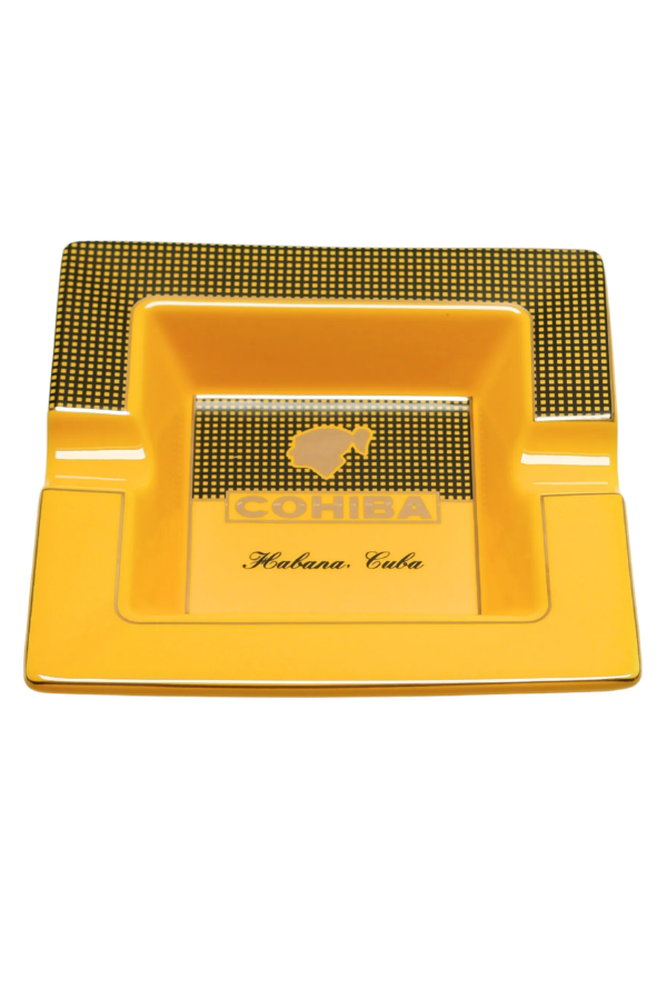 Cohiba Sarı İkili Porselen Puro Küllüğü - TR9731