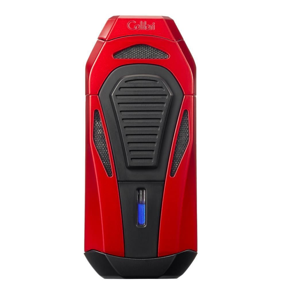 Colibri Boss 3 Torch Pürmüz Siyah-Kırmızı Puro Çakmağı