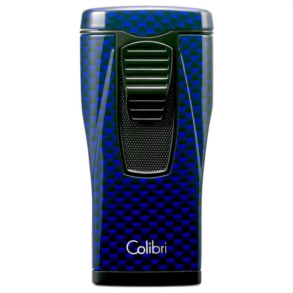 Colibri Monaco 3 Torch Pürmüz Mavi Karbon Fiber Puro Çakmağı