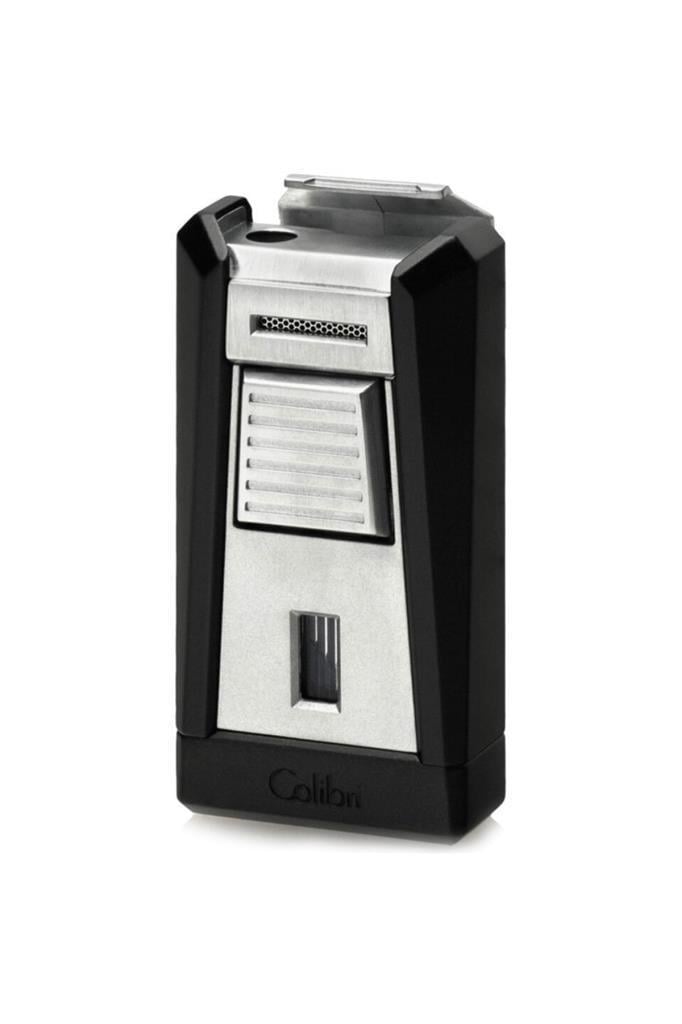 Colibri Stealth Tek Torch Pürmüz 1 Siyah-Gümüş Puro Çakmağı