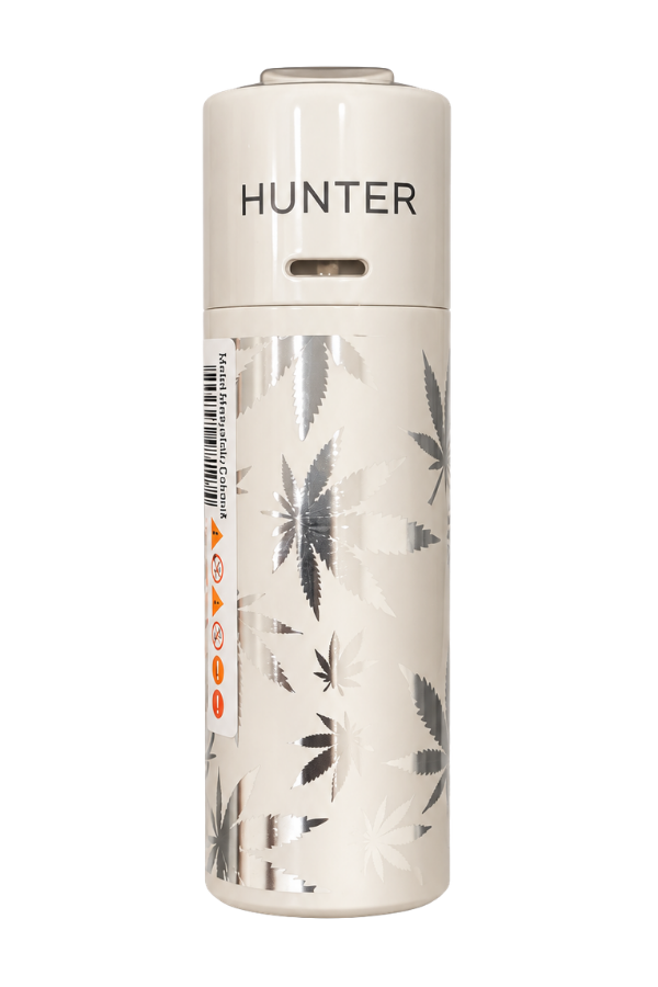 Hunter Tek Torch Pürmüz Beyaz Yaprak Desenli Metal Puro Çakmağı ACK060