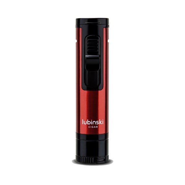 Lubinski Tek Torch Sehpalı Delicili Puro Çakmağı Siyah-Kırmızı LB-701