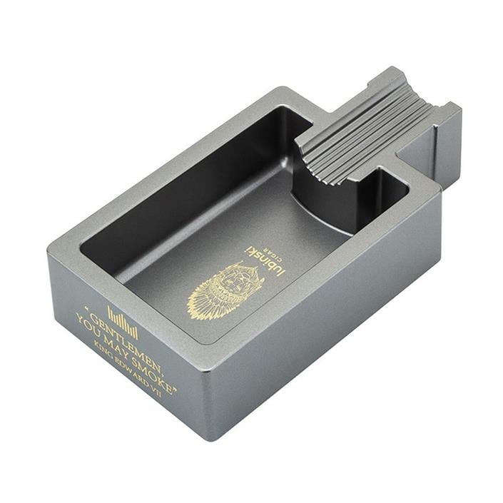Lubinski Yeni Seri Metal Kare Tekli Puro Küllüğü - Gri LB-821