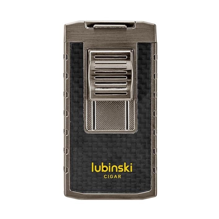 Lubinski Yeni Stil Delicili Çift Torch Puro Çakmağı Gunmetal LB-146