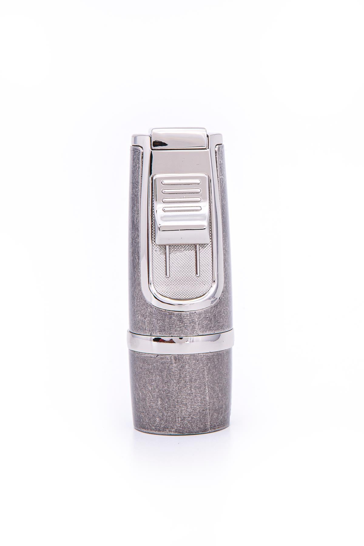 Parmida 3 Torch Pürmüz Fırçalı Gunmetal Metal Puro Çakmağı