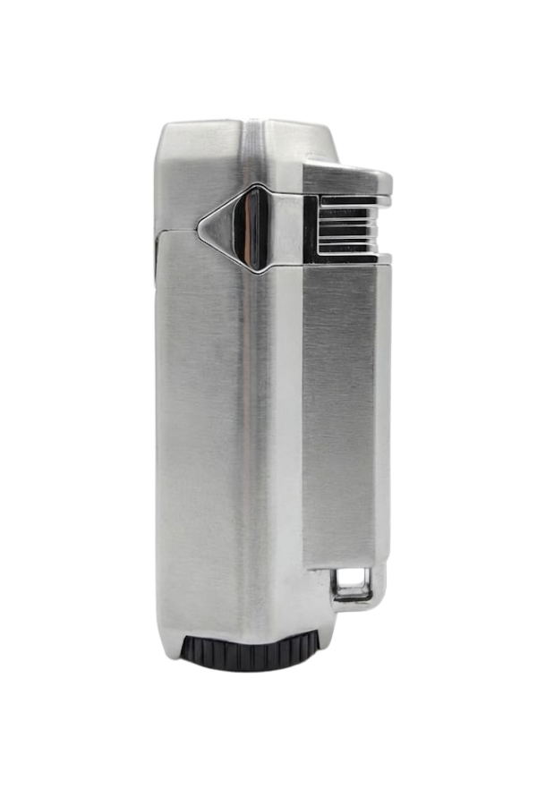 Parmida 3 Torch Pürmüz Gümüş Metal Puro Çakmağı