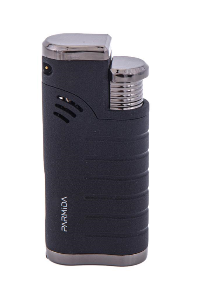 Parmida 3 Torch Pürmüz Siyah Puro Çakmağı