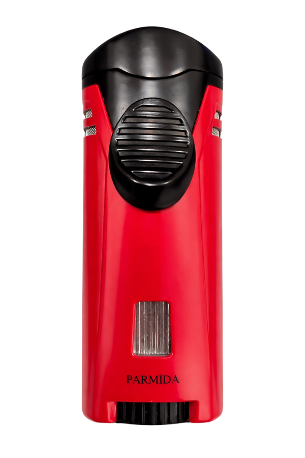 Parmida Tek Torch Pürmüz Kırmızı Metal Puro Çakmağı