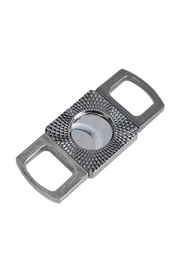 PQ Gunmetal Metal İşlemeli Puro Makası Kesici