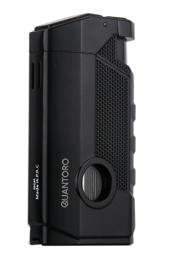 Quantoro 3 Torch Pürmüz Siyah Metal Puro Çakmağı